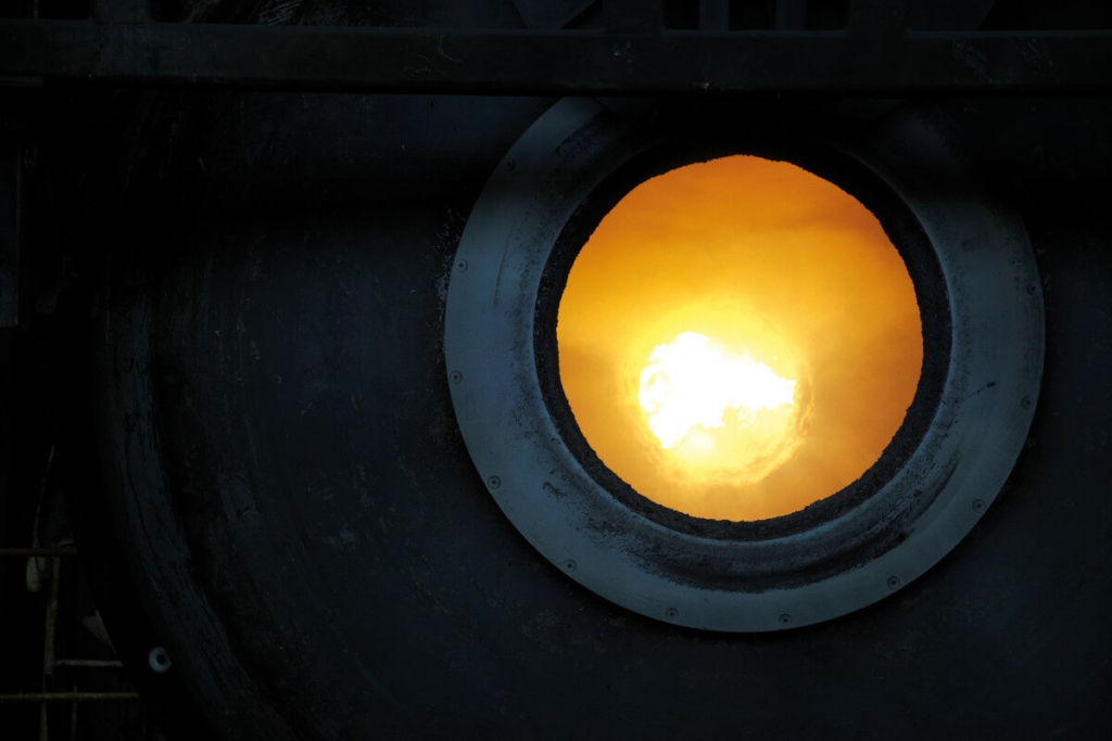 Industrieller Schmelzofen